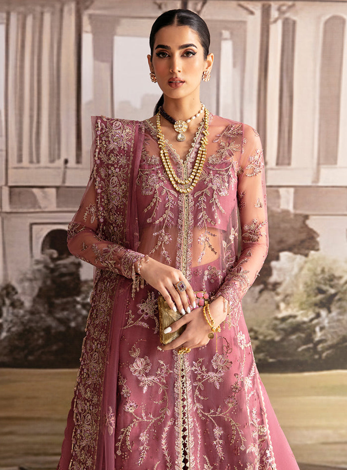 Ayzel By Afrozeh Embroidered Net Unstitched 3 Piece Suit - 08 PANSY Ayzel By Afrozeh Embroidered Net Unstitched 3 Piece Suit - 08 PANSY
