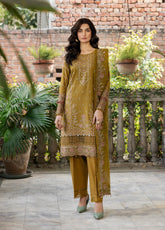 Bahaar By Farasha Embroidered Lawn Unstitched 3 Piece Suit - FSH24B 08 SUMMER BLOOM