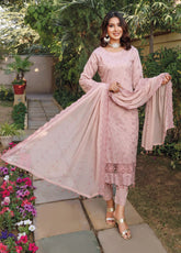 Bareeze by Schick Embroidered Schiffli Lawn 3 Piece Unstitch Suit SDH24BSL-04