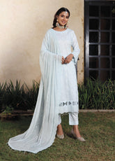 Bareeze by Schick Embroidered Schiffli Lawn 3 Piece Unstitch Suit SDH24BSL-10