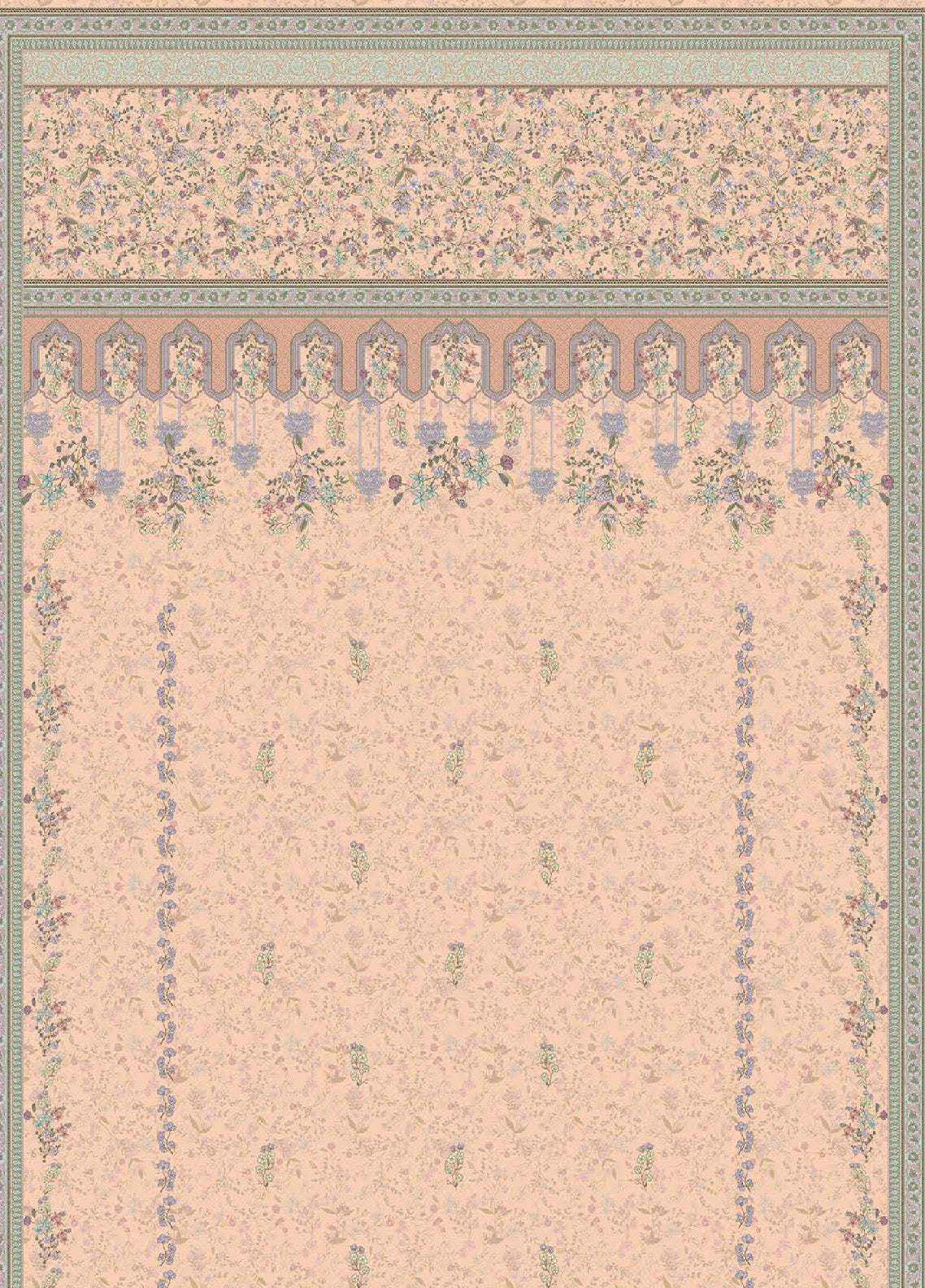 Bin Saeed Printed Lawn Unstitched 3 Piece Suit - BS24PL 501 Bin Saeed Printed Lawn Unstitched 3 Piece Suit - BS24PL 501