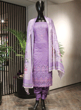 Bin Saeed Embroidered Cotton Unstitched 3 Piece Suit - BS23EC 28