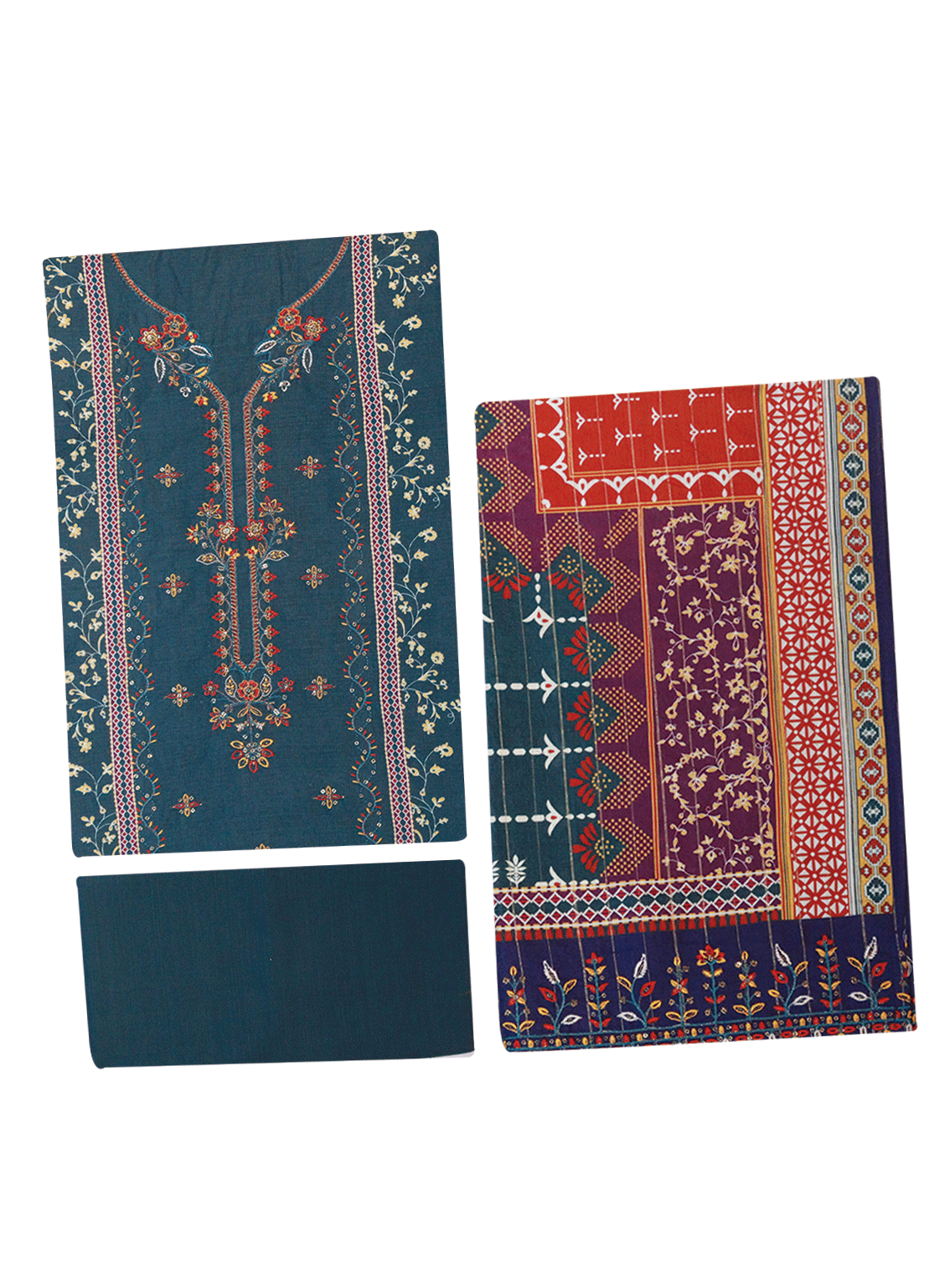 Bin Saeed Embroidered Khaddar Unstitched 3 Piece Suit - BS23K 141 Bin Saeed Embroidered Khaddar Unstitched 3 Piece Suit - BS23K 141