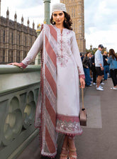 Broadway Showtime By Mushq Embroidered Karandi Unstitched 3 Piece Suit - 4 MARYLEBONE