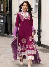 Broadway Showtime By Mushq Embroidered Linen Unstitched 3 Piece Suit - 2 KENSINGTON LUXE
