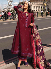 Broadway Showtime By Mushq Embroidered Linen Unstitched 3 Piece Suit - 7 PADDINGTON POISE