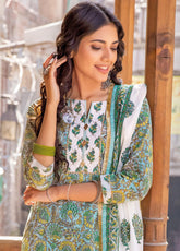 D#CL-32241A GulAhmed Vintage Garden Ethnic Printed Lawn Collection 223