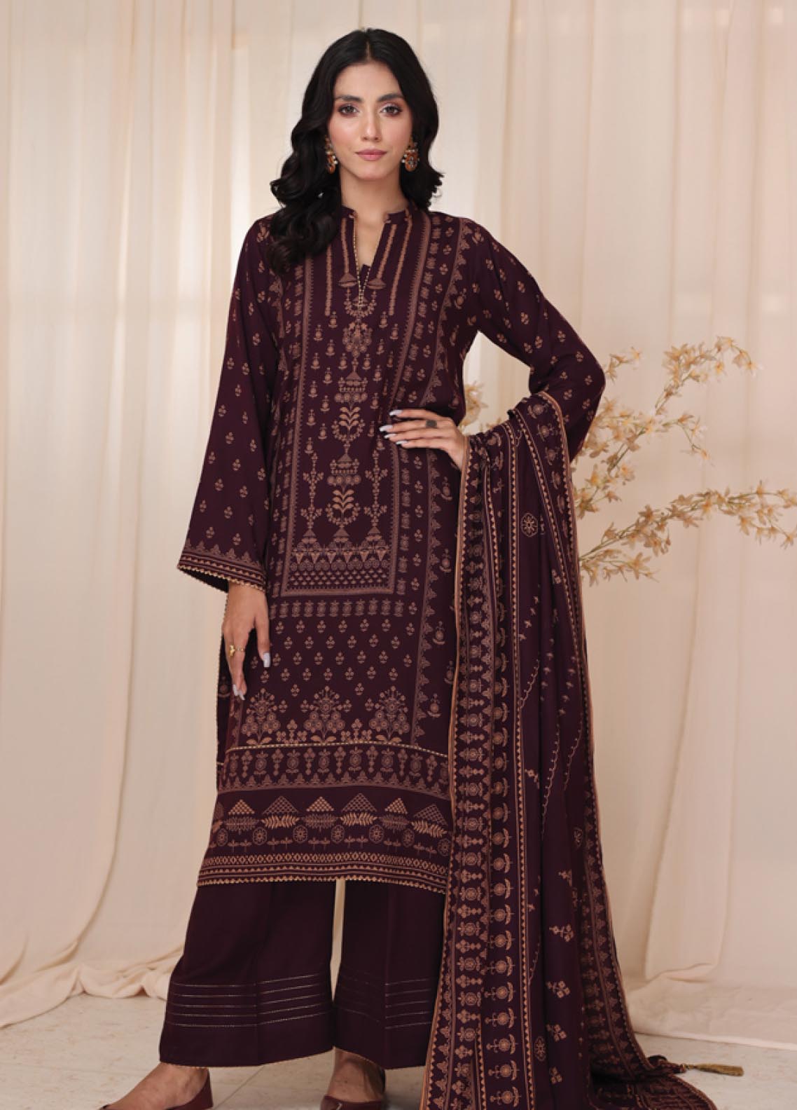 D#1003A LSM Lakhany Cashmi Vool Printed Collection 1022 V-1 D#1003A LSM Lakhany Cashmi Vool Printed Collection 1022 V-1