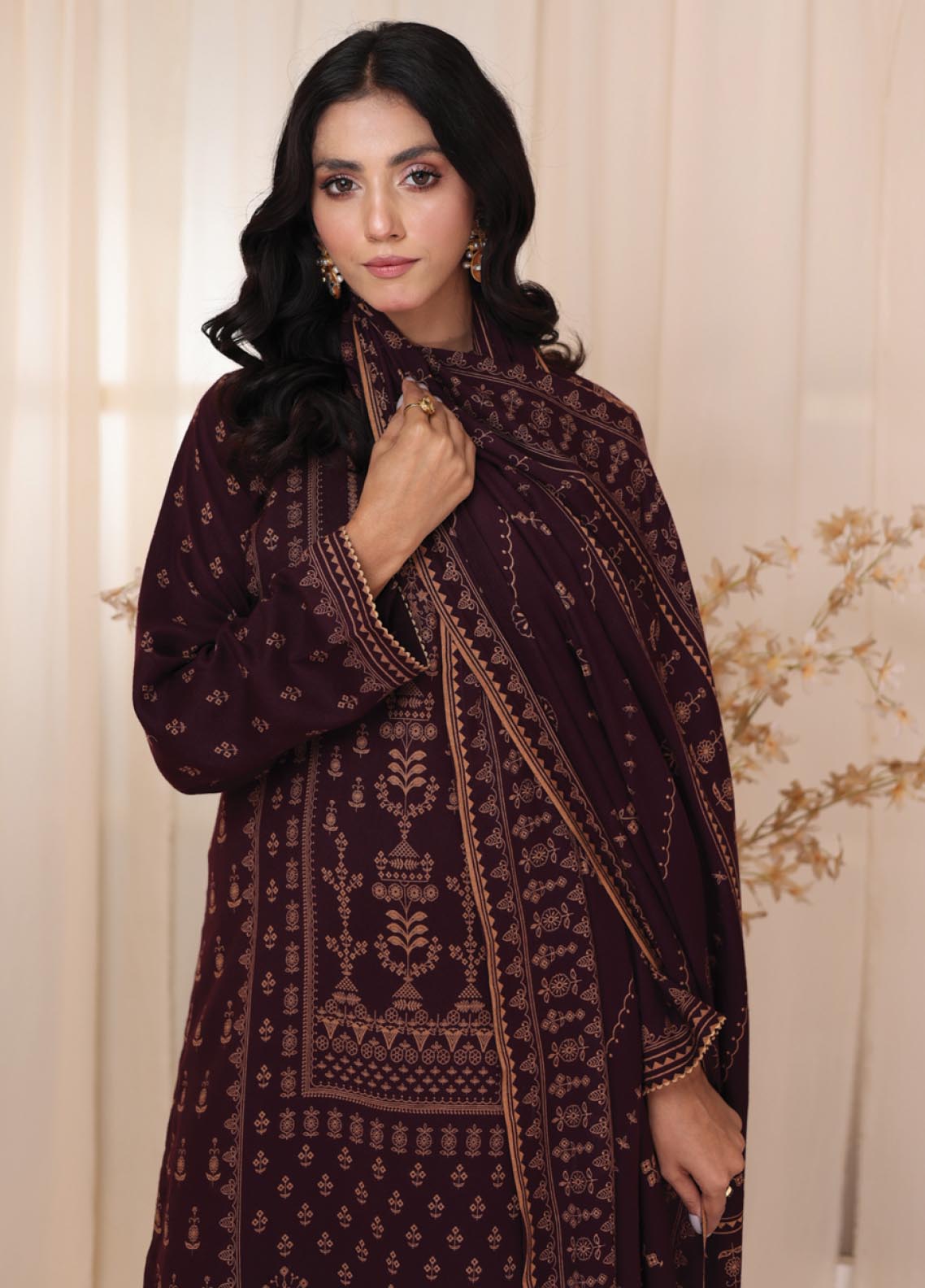 D#1003A LSM Lakhany Cashmi Vool Printed Collection 1022 V-1 D#1003A LSM Lakhany Cashmi Vool Printed Collection 1022 V-1