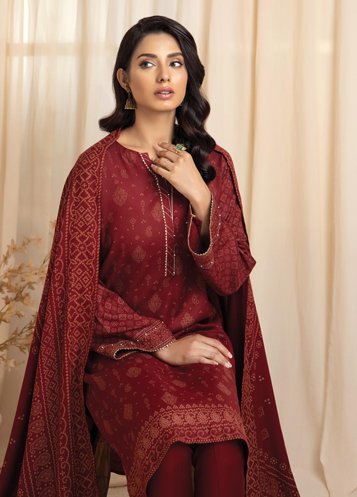 D#1005A LSM Lakhany Cashmi Vool Printed Collection 1022 V-1 D#1005A LSM Lakhany Cashmi Vool Printed Collection 1022 V-1