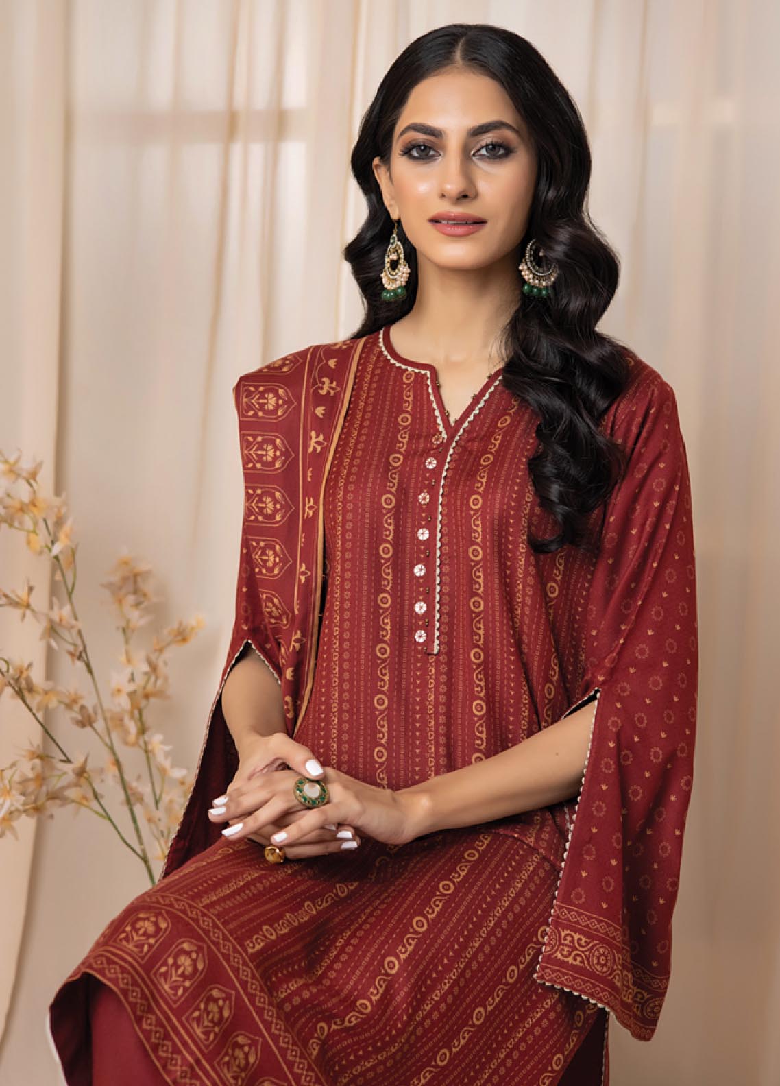D#1007A LSM Lakhany Cashmi Vool Printed Collection 1022 V-1 D#1007A LSM Lakhany Cashmi Vool Printed Collection 1022 V-1