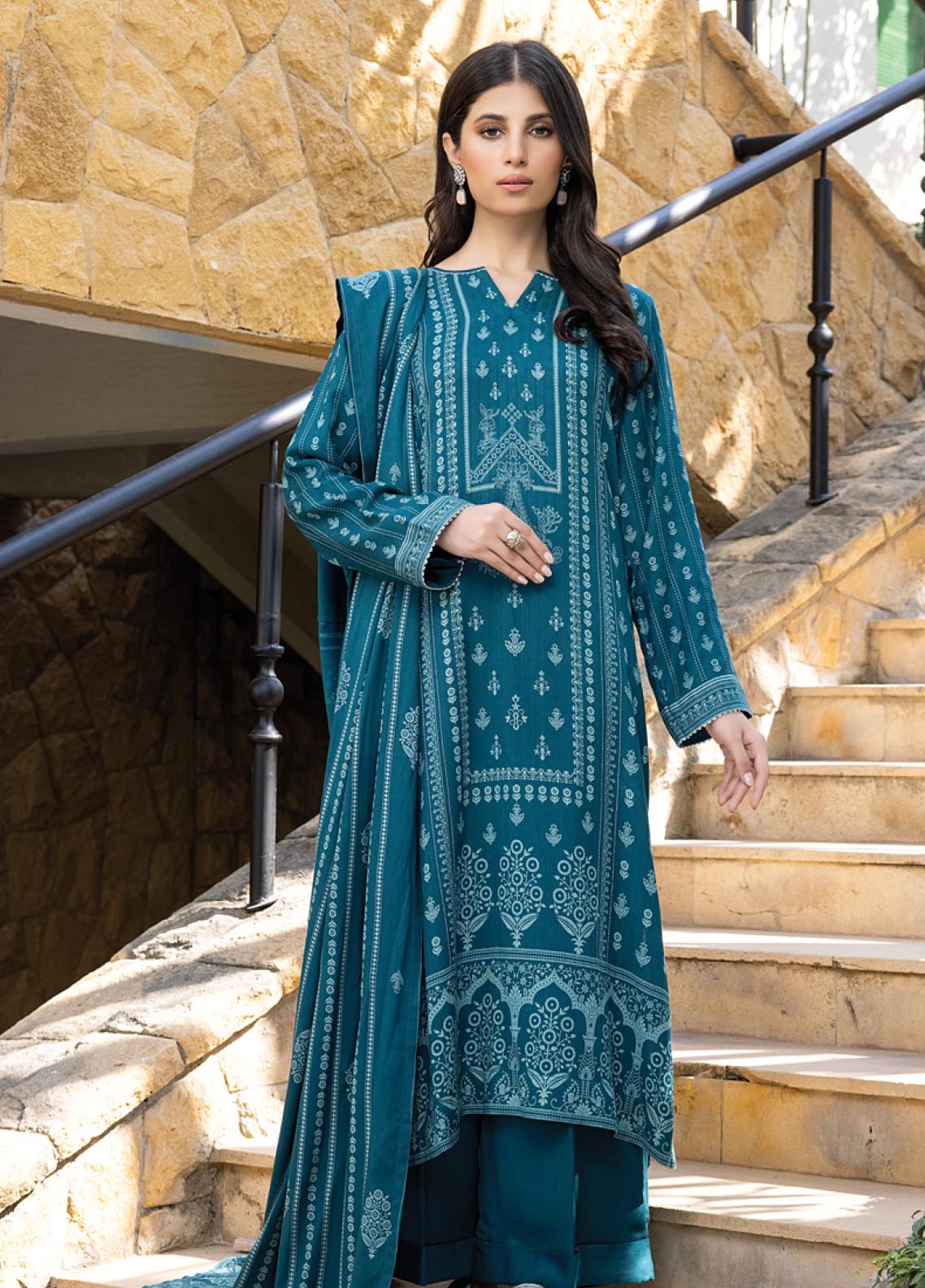 D#1009C LSM Lakhany Cashmi Vool Printed Collection 1122 V-2 D#1009C LSM Lakhany Cashmi Vool Printed Collection 1122 V-2
