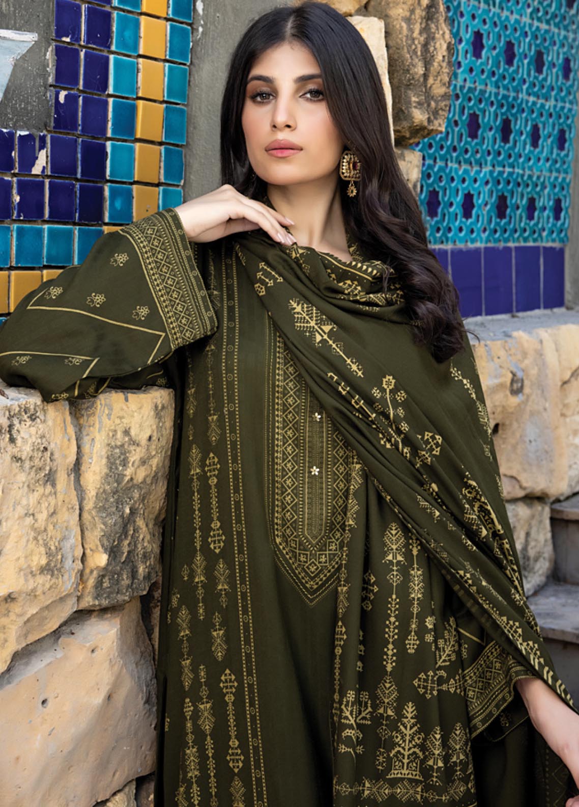 D#1011C LSM Lakhany Cashmi Vool Printed Collection 1122 V-2 D#1011C LSM Lakhany Cashmi Vool Printed Collection 1122 V-2