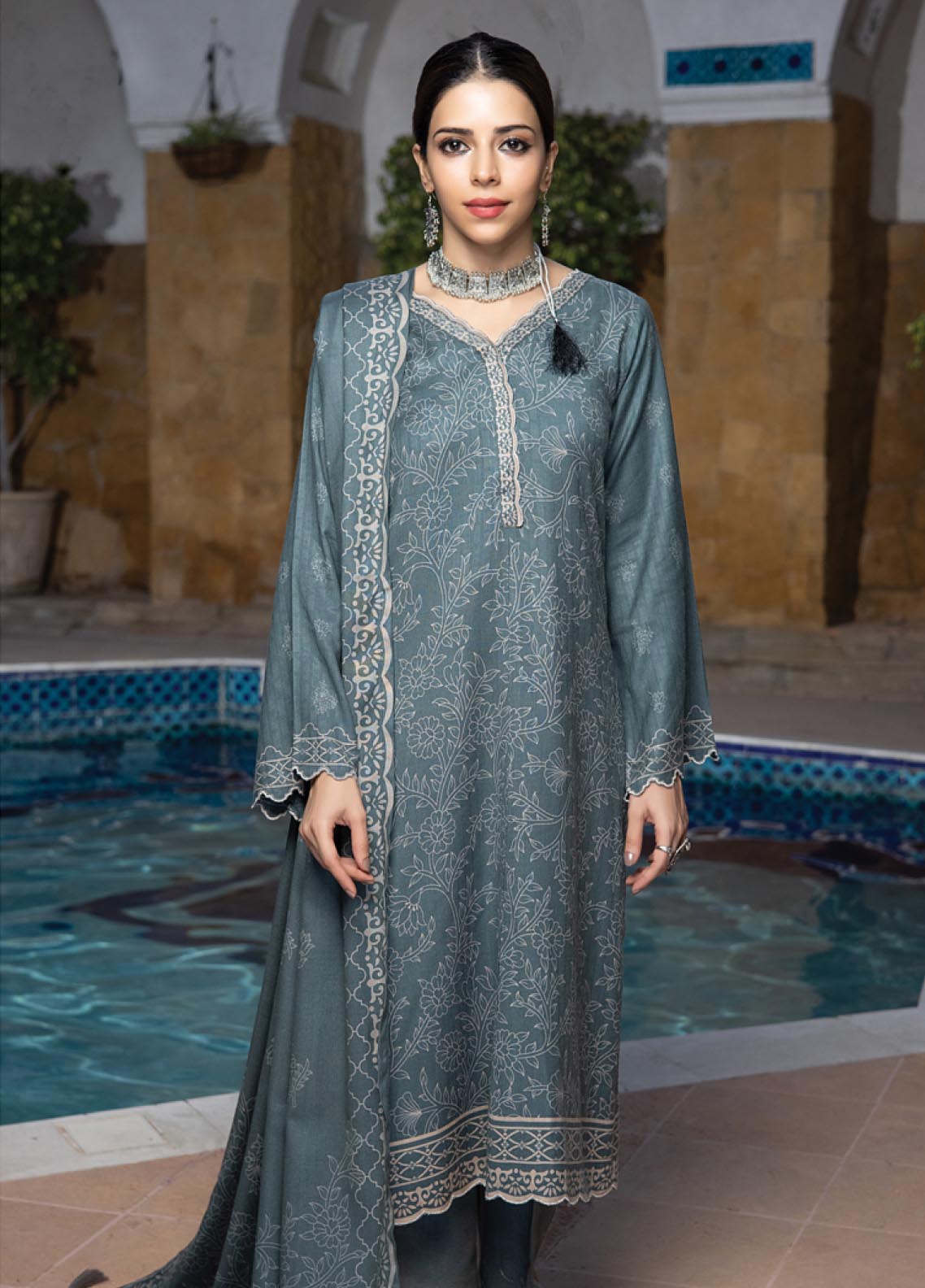 D#1012C LSM Lakhany Cashmi Vool Printed Collection 1122 V-2 D#1012C LSM Lakhany Cashmi Vool Printed Collection 1122 V-2