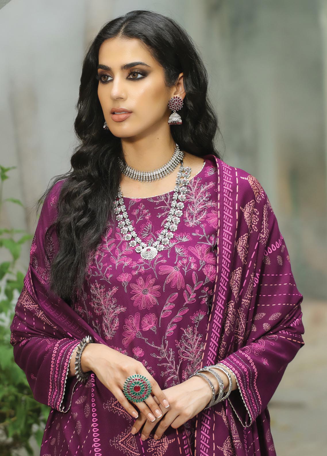 D#116 LSM Lakhany Cashmi Vool Emb Collection 1022 D#116 LSM Lakhany Cashmi Vool Emb Collection 1022