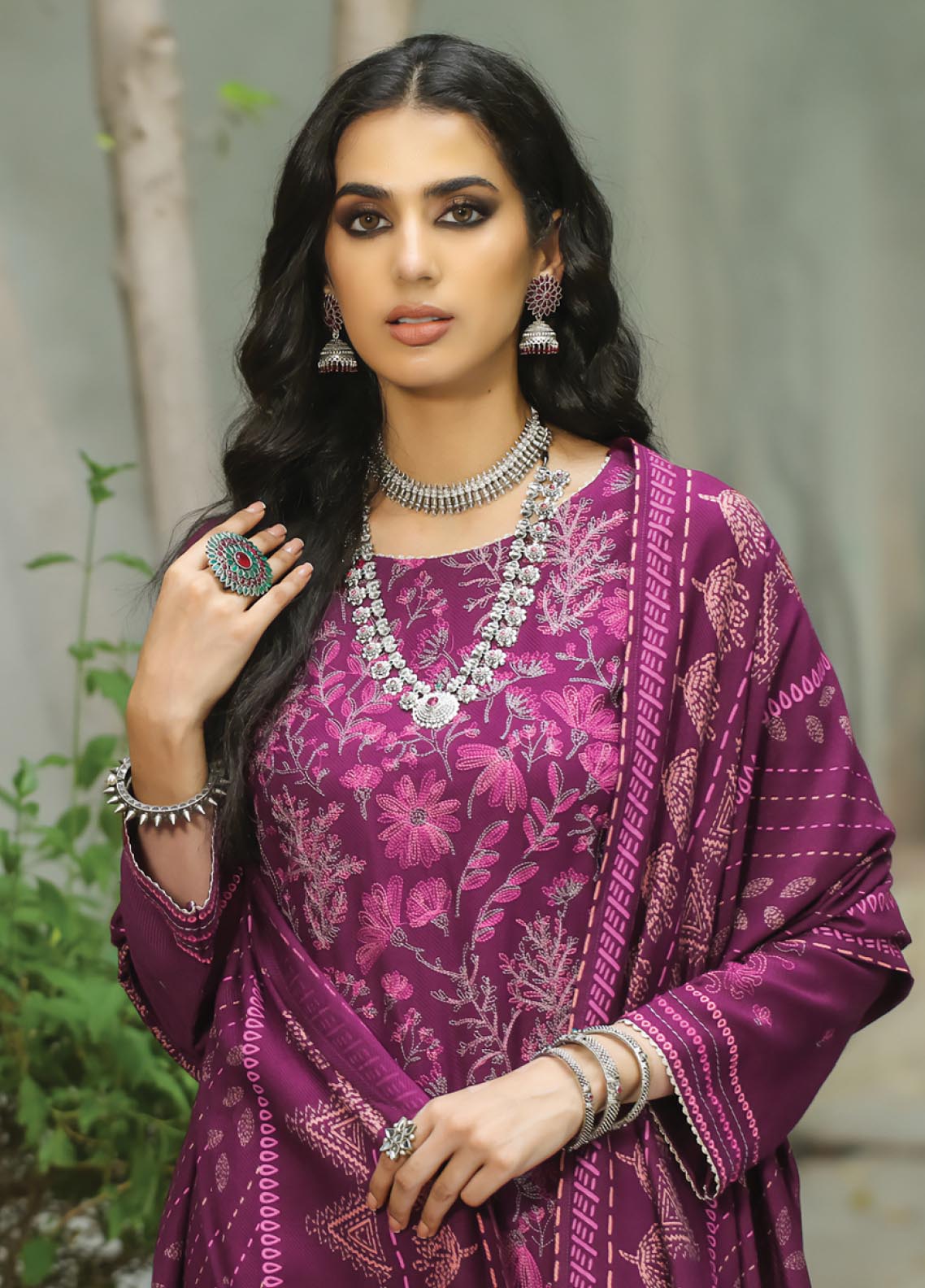 D#116 LSM Lakhany Cashmi Vool Emb Collection 1022 D#116 LSM Lakhany Cashmi Vool Emb Collection 1022
