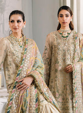 Chantelle By Baroque Embroidered Missouri Unstitched 3 Piece Suit - BQ24CF EC-04