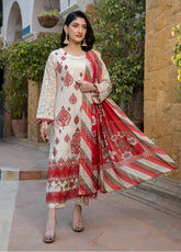 Chittyan Kalaiyaan By Schick Embroidered Lawn Unstitched 3 Piece Suit - SDH24CK 03