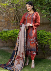 Chittyan Kalaiyaan By Schick Embroidered Lawn Unstitched 3 Piece Suit - SDH24CK 04