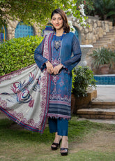 Chittyan Kalaiyaan By Schick Embroidered Lawn Unstitched 3 Piece Suit - SDH24CK 07