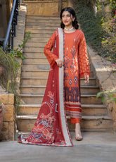 Chittyan Kalaiyaan By Schick Embroidered Lawn Unstitched 3 Piece Suit - SDH24CK 10