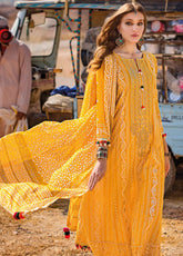 Chunri By Gul Ahmed Embroidered Lawn Unstitched 3 Piece Suit - GA24CL BM-42007