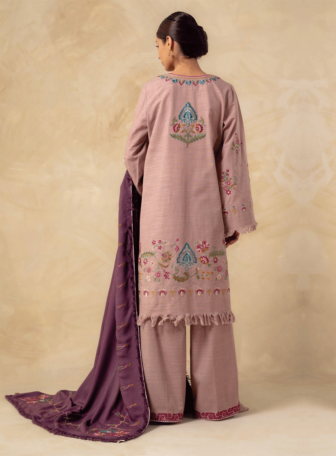 Coco By Zara Shahjahan Embroidered Khaddar Unstitched 3 Piece Suit - 1A Coco By Zara Shahjahan Embroidered Khaddar Unstitched 3 Piece Suit - 1A