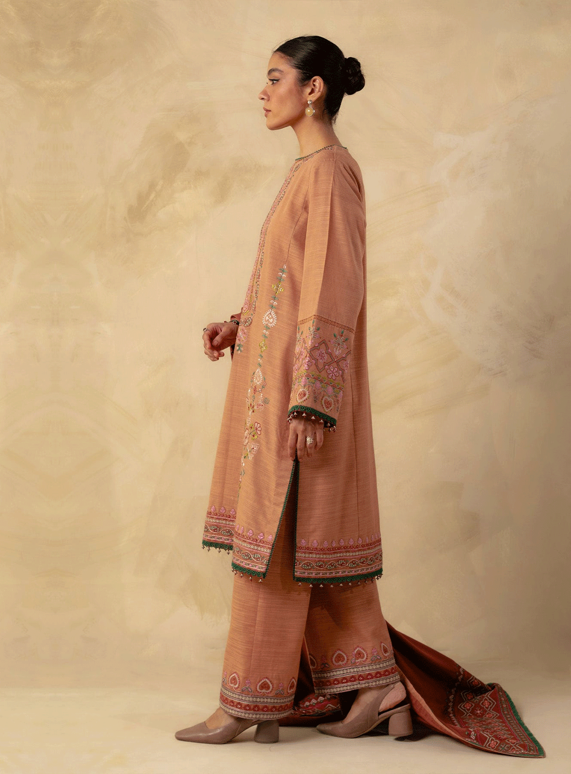 Coco By Zara Shahjahan Embroidered Khaddar Unstitched 3 Piece Suit - 7A Coco By Zara Shahjahan Embroidered Khaddar Unstitched 3 Piece Suit - 7A