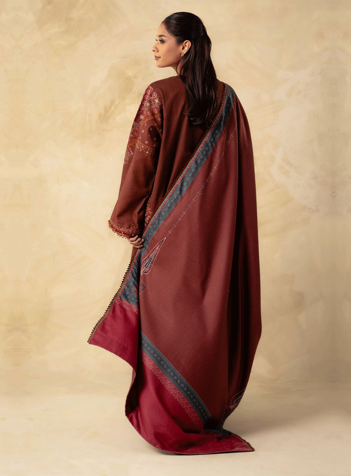 Coco By Zara Shahjahan Embroidered Khaddar Unstitched 3 Piece Suit - 8A Coco By Zara Shahjahan Embroidered Khaddar Unstitched 3 Piece Suit - 8A