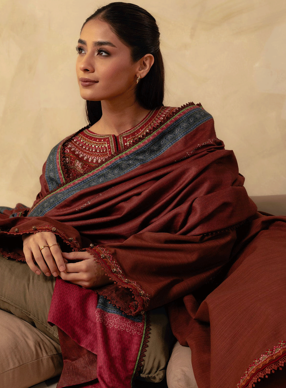 Coco By Zara Shahjahan Embroidered Khaddar Unstitched 3 Piece Suit - 8A Coco By Zara Shahjahan Embroidered Khaddar Unstitched 3 Piece Suit - 8A