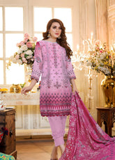 D#01 Muntahas Ada Jannat Digital Emb Lawn Collection 223