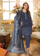 D#02 Muntahas Ada Jannat Digital Emb Lawn Collection 223