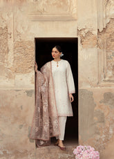 Cross Stitch Embroidered Lawn Unstitched 3 Piece Suit - CS24PL 04 SPECKLE MESH