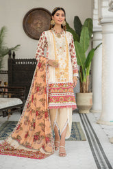 Soraya Unstitched 3 Piece Laila