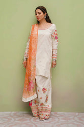 D#4A Zara Shahjahan Emb Lawn Collection 323