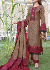 Daman By VS Textile Printed Cambric Unstitched 3 Piece Suit - 15B