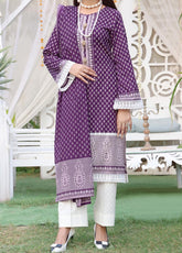 Daman By VS Textile Printed Cambric Unstitched 3 Piece Suit - 16B