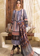 D#01 AlZohaib Sunshine Bloom Cotton Satin Printed Collection 1022