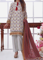 Daman By VS Textile Printed Cambric Unstitched 3 Piece Suit - 06