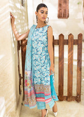 D#06 AlZohaib Sunshine Bloom Cotton Satin Printed Collection 1022