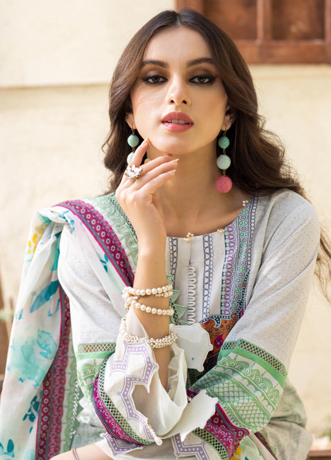 D#09 Alzohaib Sunshine Bloom Cotton Satin Printed Collection 1022 D#09 Alzohaib Sunshine Bloom Cotton Satin Printed Collection 1022