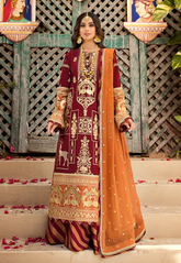 D#11 Asim Jofa Rut Rung Raqs Luxury Emb Lawn Collection 323