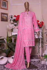HZ Unstitched 3 Piece D#12188