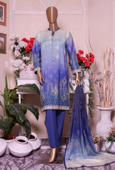 HZ Unstitched 3 Piece D#12191