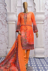 HZ Oriental Orchid Embroidered Lawn D#1169A