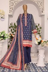 HZ Unstitched 3 Piece D#138