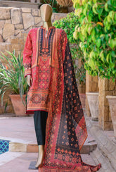 HZ Unstitched 3 Piece D#1034