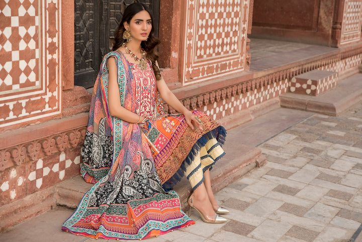Taragini Unstitched 3 Piece Hur Taragini Unstitched 3 Piece Hur