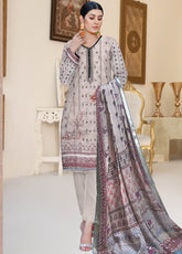 D#01 Muntahas Tabeer Digital Emb Lawn Collection 223