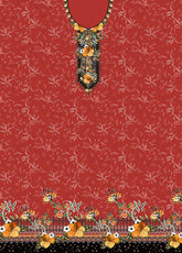 D#9645 Habib Digital Printed Swiss Lawn 3Pc 123